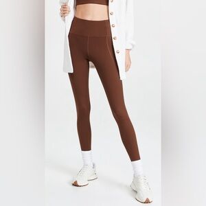 Girlfriend Collective, Brown Compressive Leggings, Size s